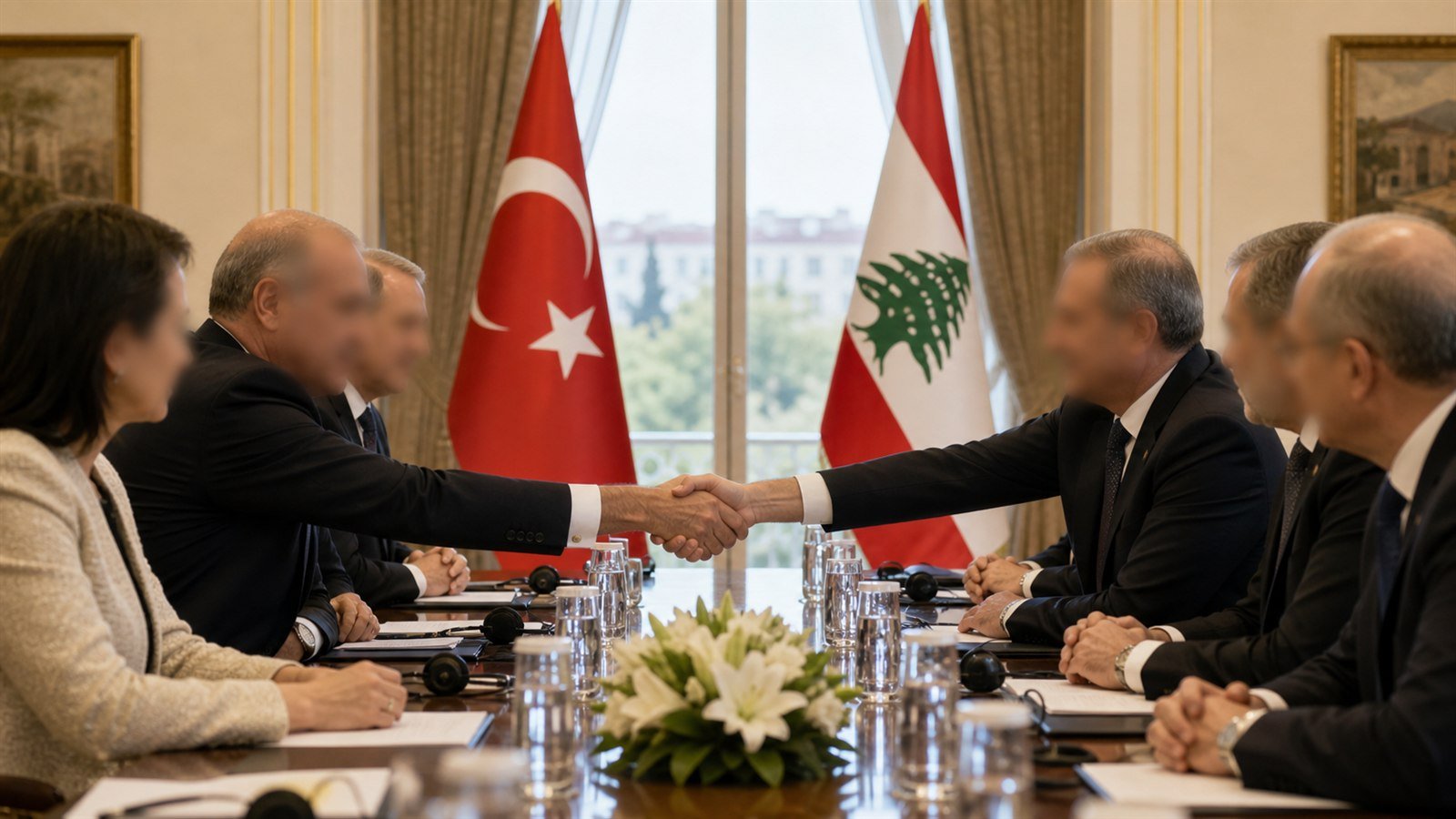 Türkiye ve Lübnan heyetleri arasında diplomatik görüşme