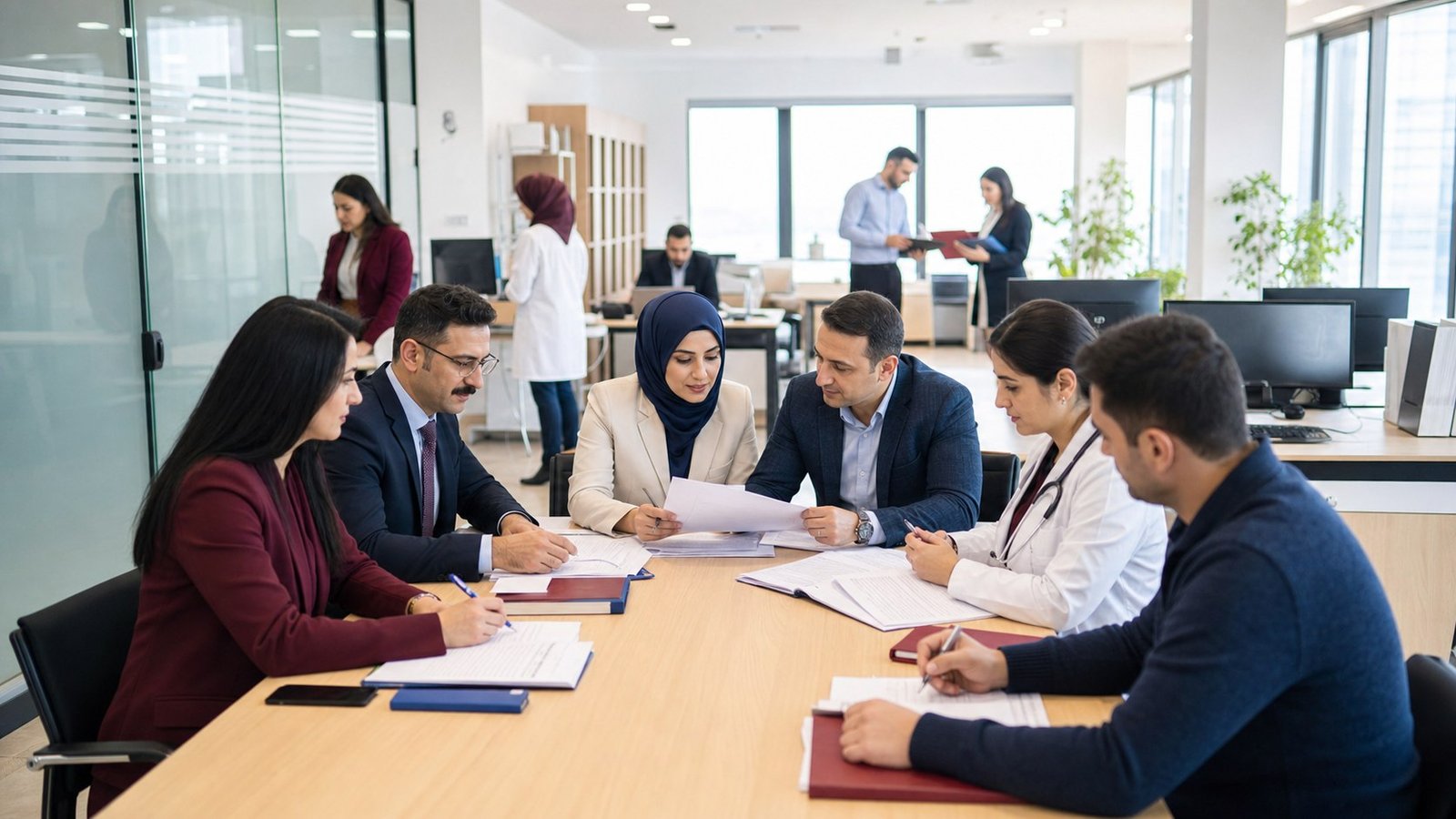 Farklı hizmet kollarından kamu görevlilerinin çalışma toplantısı